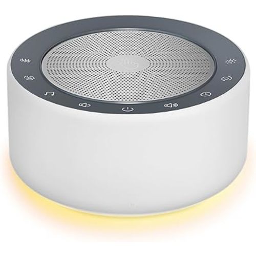 Nursery Lamp with Sound Machine, Mood Lighting, 7 Colors Night Light, 30 Soothing Sounds, White Noises for Baby, Adults. Timer, Plug in, Memory Function, Touch Control