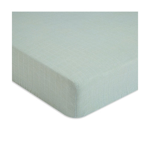 Crane Baby Cotton Sateen Crib Sheet, Solid Color, 100% Cotton by Crane Baby & Reviews | Wayfair