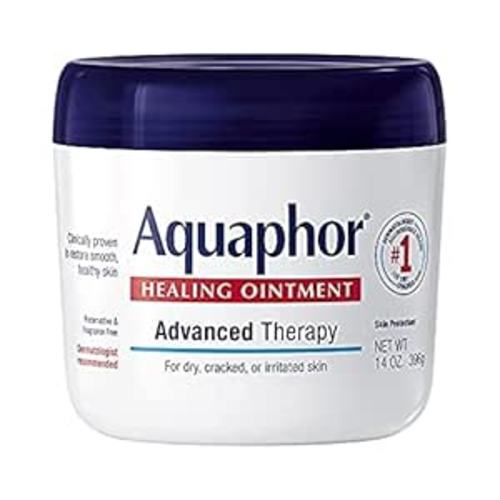 Aquaphor Healing Ointment, Advanced Therapy Skin Protectant, Multi-Purpose Ointment and Body Moisturizer, For Dry, Cracked Skin, Minor Cuts and Burns, 14 OZ Value Size Jar