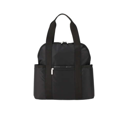 Solid Black Double Trouble Backpack | LeSportsac