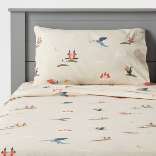 Twin Dragon Cotton Kids' Sheet Set - Pillowfort™