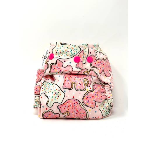 Animal Cookies Cloth Diaper Cover or Pocket Diaper (One Size)