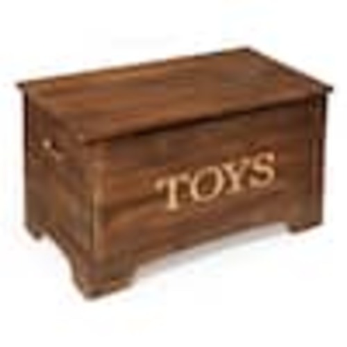 Badger Basket Brown Solid Wood Rustic Toy Box 13711