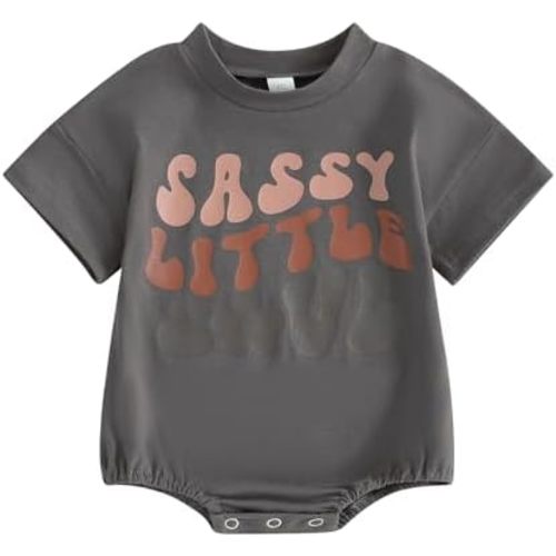 Sejardin Newborn Baby Girl Romper Daddys Girl Summer Clothes Short Sleeve Round Neck Playsuit Infant Girl Outfit