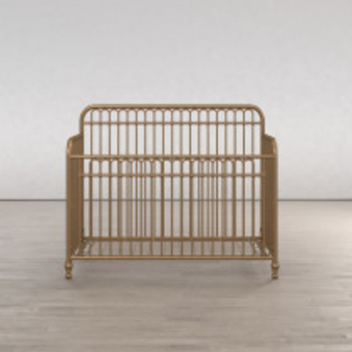 Little Seeds Ivy 3-in-1 Convertible Metal Crib - Gold
