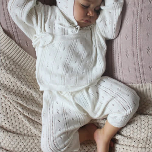 Bring Me Home Pointelle Bundle | White | Newborn