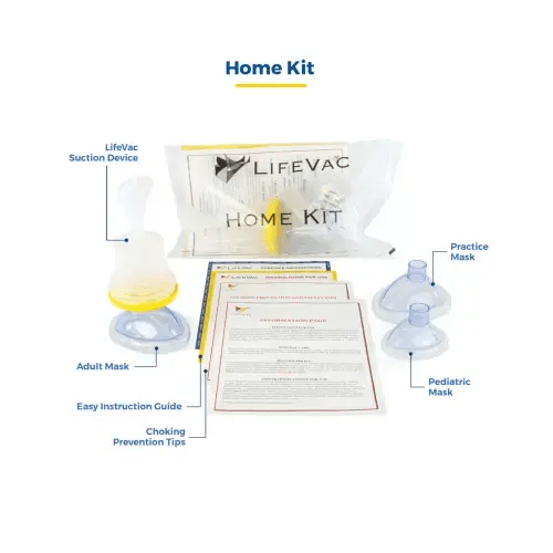LifeVac Home Kit - Toddler and Adult Choking Rescue Device