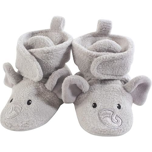Hudson Baby Unisex-Child Cozy Fleece Booties Slipper Sock