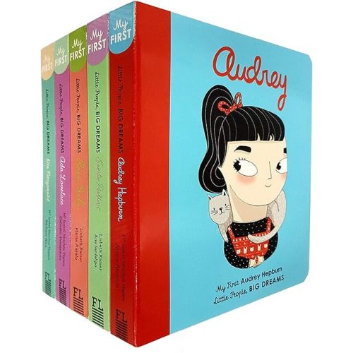 Little People Big Dreams Series 2 Collection 5 Books Set (Rosa Parks, Audrey Hepburn, Ella Fitzgerald, Ada Lovelace, Emmeline Pankhurst) Board book