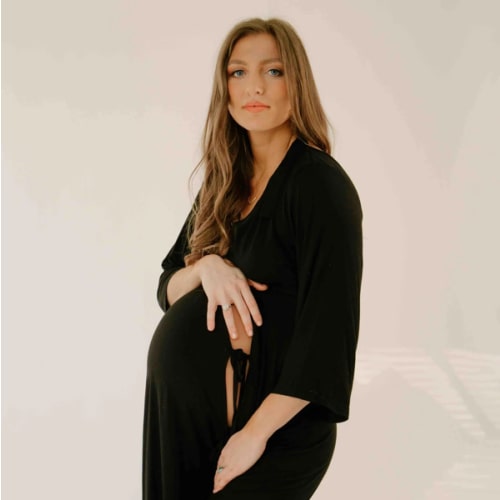 Lila Organic Bamboo Labor & Postpartum Gown