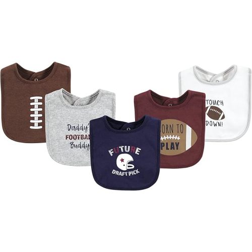 Hudson Baby Unisex BabyCotton Bibs