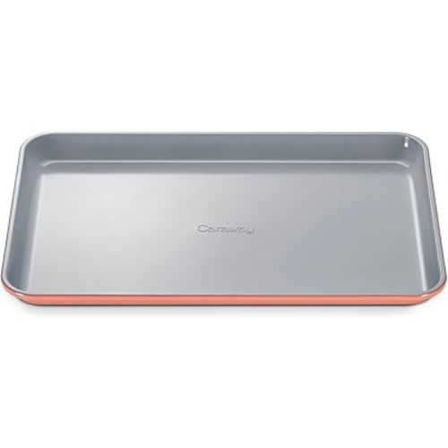 Caraway Non-Stick Ceramic Baking Sheet - Naturally Slick Ceramic Coating - Non-Toxic, PTFE & PFOA Free - Perfect for Baking, Roasting, and More - Medium (15" x 10") - Perracotta