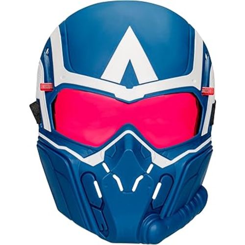 Marvel Studios Captain America Brave New World Flight Vision Mask, Roleplay Toy, Super Hero Toys for Kids 5 and Up