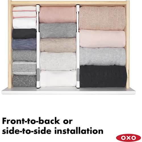 OXO Good Grips Expandable Dresser Drawer Divider - 2 Pack
