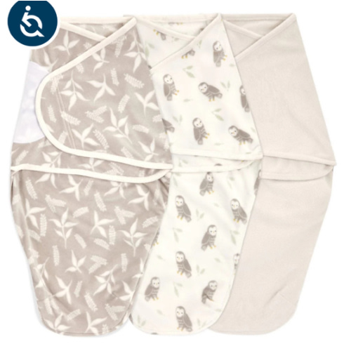essentials velboa wrap swaddles quick change 3 pack TOG 1.5