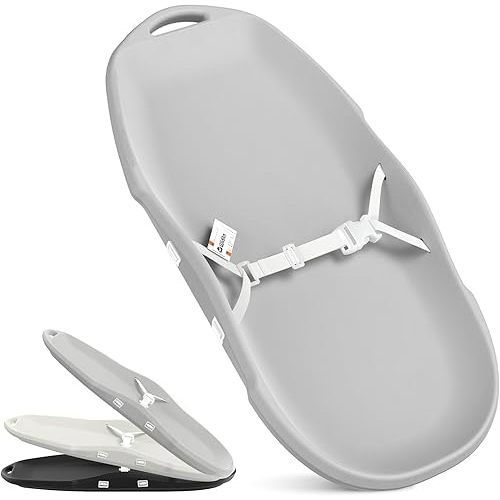 Baby Changing Pad, Soft & Wipe-Clean Changing Pad with Strap, EVA Waterproof Changing Table Pads for Dresser Top, Non-Slip Bottom, Lightweight, 30”×16”