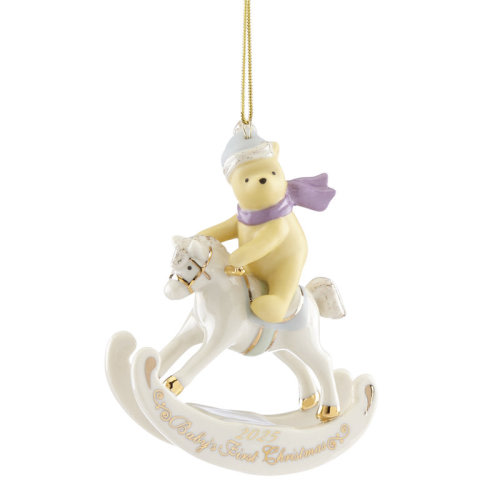 Lenox 2025 Winnie the Pooh Baby's 1st Christmas Ornament | Perigold