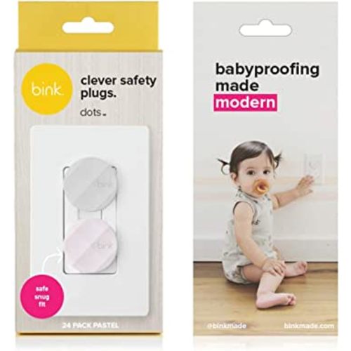 Bink | Award Winning Outlet Safety Plug Covers | x24 Pack (Pastel)