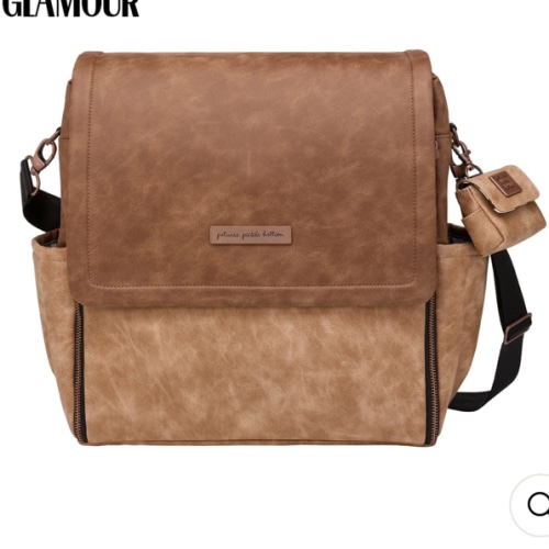 Boxy Backpack in Saddle