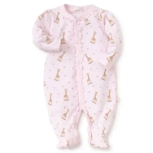 Sophie la girafe Pink Print Footie
