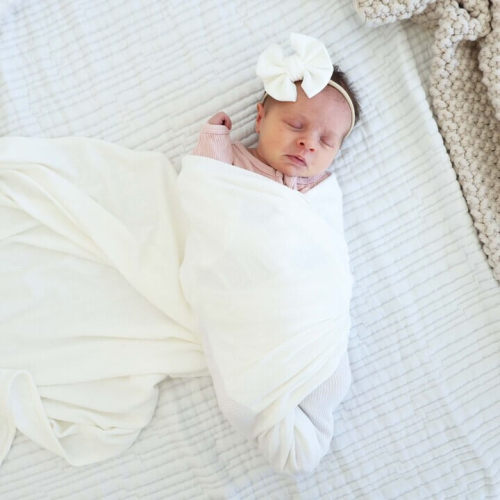 Bamboo Waffle Bow Headbands