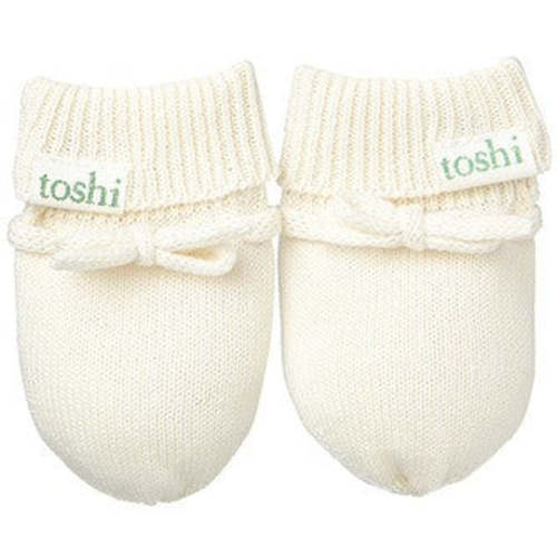 Toshi Organic Mittens | Cream