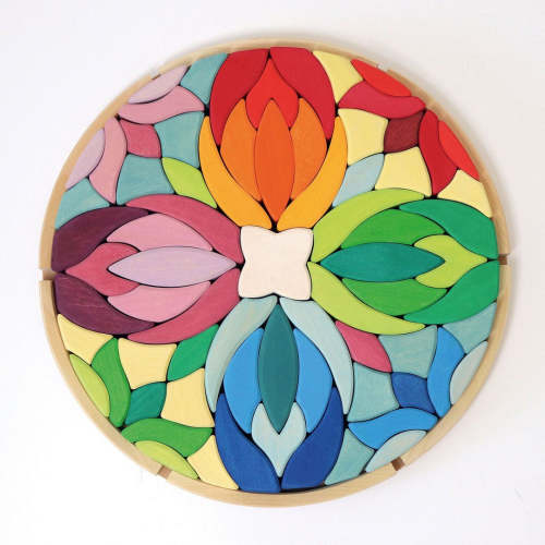 Wooden Stacking Toy - Grimm's Tunnel | The Natural Baby Company