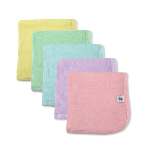 5-Pack Organic Cotton Baby Terry Wash Cloths | Honest Baby Clothing