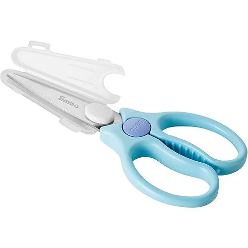 Simba Premium Portable Safety Food Scissors (Blue)