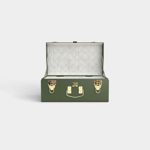 Mini Trunk - Green - Briarcliff Bows / Embroidery