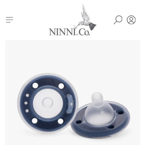 Ninni Pacifier Blueberry 2 Pack