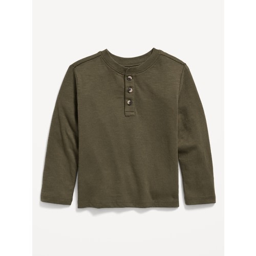 Long-Sleeve Henley T-Shirt for Toddler Boys