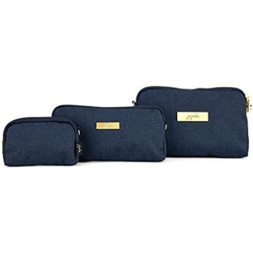 JuJuBe | Be Set Organization Pouches, Pretty Travel Toiletry Bag Set for Women, Stylish Party Clutch or Handbag