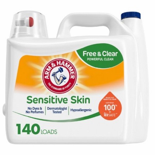 Arm & Hammer Laundry Detergent - Free & Clear - 210 fl oz