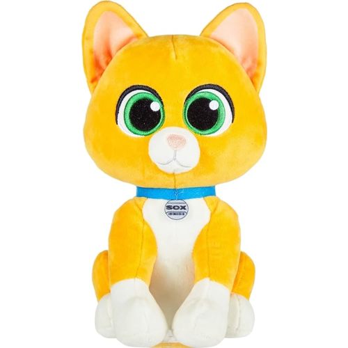 Mattel Disney and Pixar Plush Talking Toy, Lightyear Mission Pal Sox Soft Cat Inspired by the Movie, Sound Feature in English