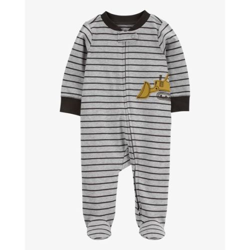 Baby Construction 2-Way Zip Cotton Blend Sleep & Play Pajamas - Carter's | Carter's