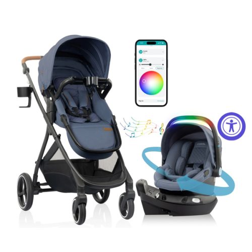 Evenflo Shyft Intuiti+ Travel System featuring Revolve180 LiteMax NXT with SensorySoothe Green and Gentle - Evenflo® Official Site – Evenflo® Company, Inc