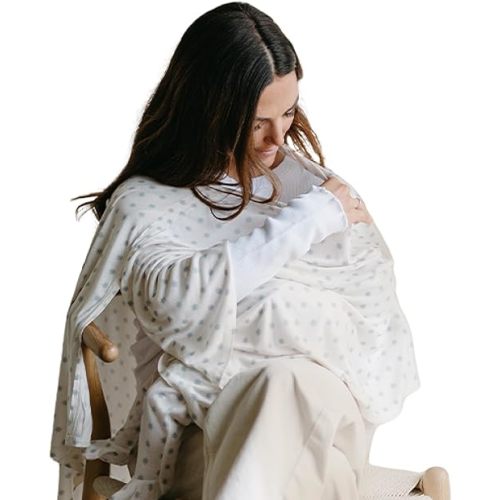 Solly Baby Nursing Cover, Ultra-Breathable, Lightweight Breastfeeding Cover-Up, Buttery-Soft Fabric, Universal Fit, Postpartum Essentials, Newborn Must Haves, Starburst