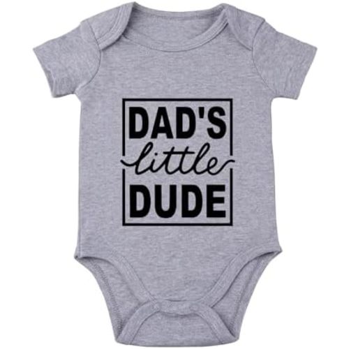 listery Dad Bodysuit Daddy Newborn Daddys Girls Boy Baby Clothes Unisex I Love Daddy Infant