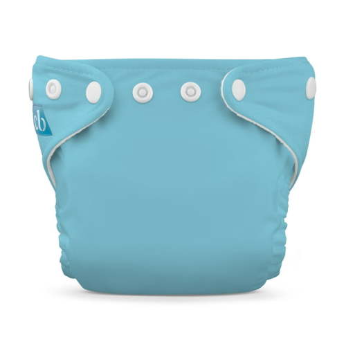 Charlie Banana Baby Washable Reusable Cloth Diapers Newborn, Multi-Color CB Blue - 1 Pack