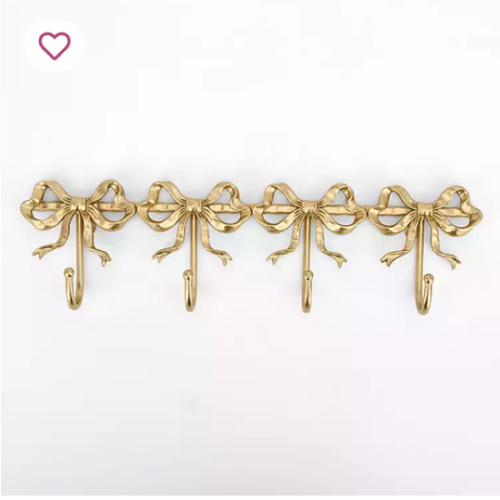 Gold Bows Wall Hooks | Kirklands Home