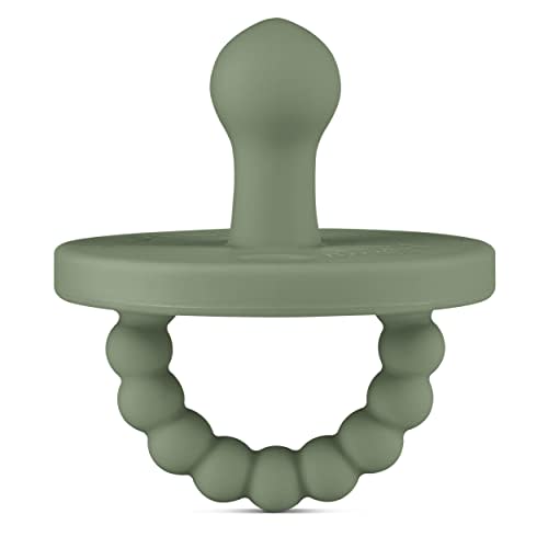 Ryan & Rose Cutie PAT Pacifier Teether (Bulb, Ivy)