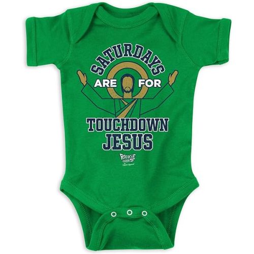 Smack Apparel Saturdays Onesie for Notre Dame College Fans (NB-18M)