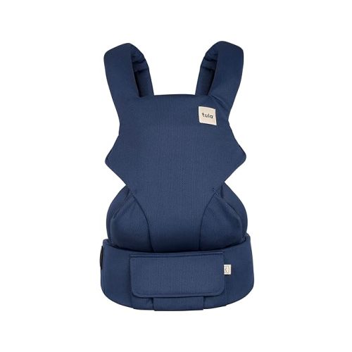Baby Tula Explore Mesh Baby Carrier 7 – 45 lb, Adjustable Newborn to Toddler Carrier, Multiple Ergonomic Positions Front and Back, Breathable and Cool – Tula Coast + Mesh, Indigo
