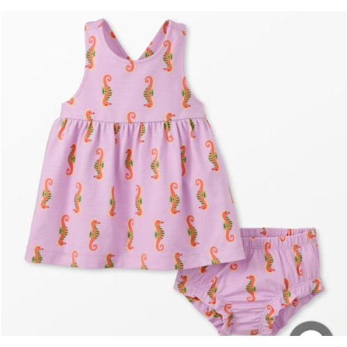 Baby Crossback Dress & Bloomers Set | Hanna Andersson