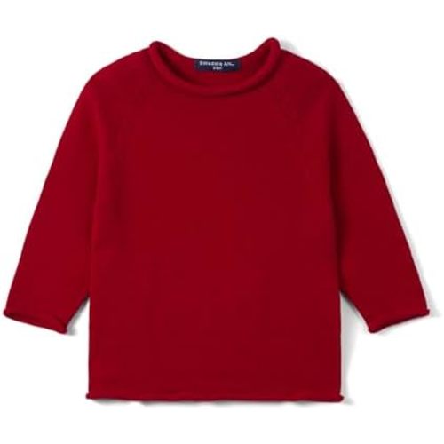 Knit Rollneck Baby Sweater, Breathable Classic Rollneck, Soft Cotton Knit Warm Cozy for Infants & Toddlers Gift