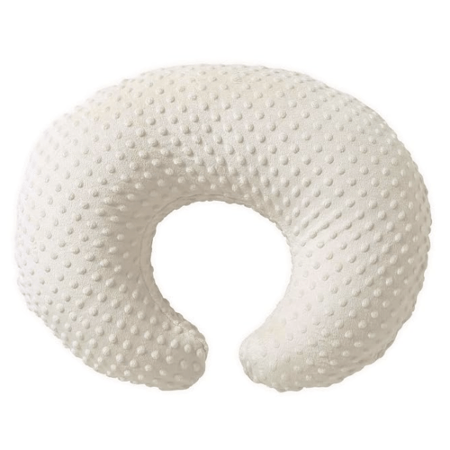 Nursing Pillow for Baby and Mom-Breastfeeding Pillows with Removable Baby Feeding Pillow Cover-Ergonomic Nursing Essentials for Bottle and Breast Feeding,Baby Sitting Support Pillow (Beige)