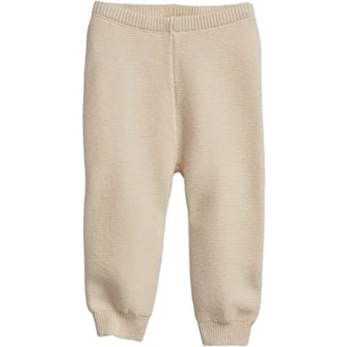 GAP Baby Knit Pants, French Vanilla 0-3 Months