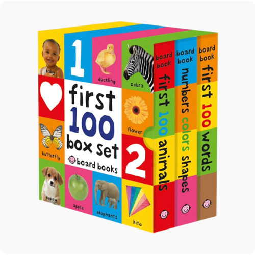 Macmillan First 100 Board Book Box Set (3 books) | Babylist Shop