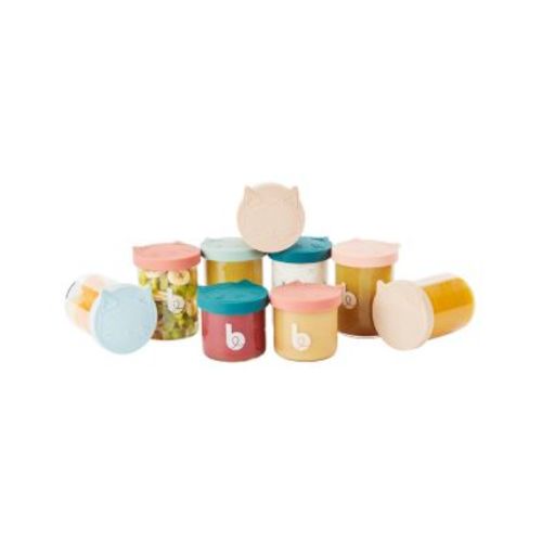 Isy Bowls Food Container Glass (set of 9) 6 x 8.5oz + 3 x 4oz